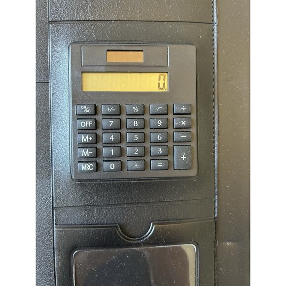 Babylock Ovation Sewing Black Leather Folder For Instruction Missing Inserts - Picture 3 of 5